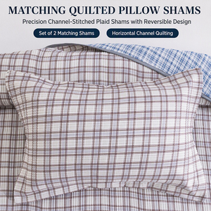 Set di Coperte Calde per Letto Singolo King Size, Set di Biancheria da Letto di Lusso con Copriletto e Federe Ultrasoniche - Product Image 2