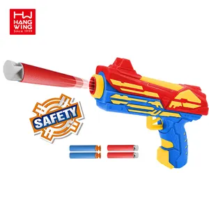 Pistolet HW avec balles molles Jouets en mousse Blaster EVA Fléchettes Balles éjectant Mag, Modèle de jouet éducatif pour garçons et filles de 8 ans