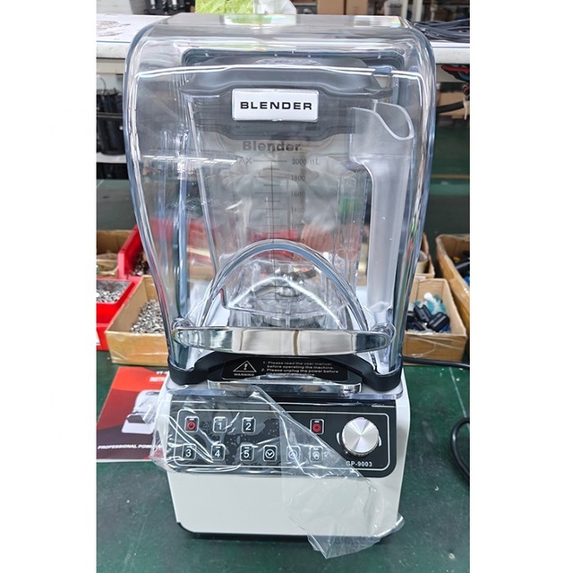 Powerful 2L Big Capacity Ice Crusher Industrial Commercial Blender Smoothie Mixer