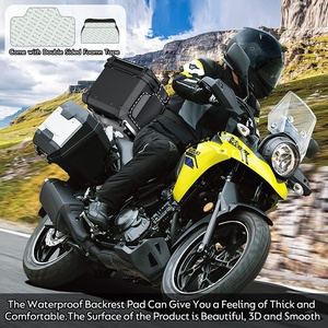 WOSHIDER - Baúl Trasero para Motocicleta de Liberación Rápida, Color Negro, Nuevo, 65L, Baúl Superior de Aleación de Aluminio - Product Image 5