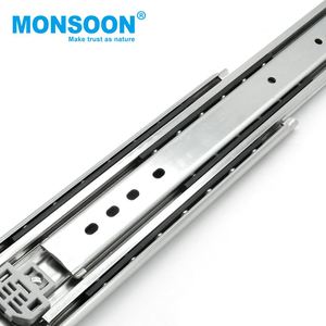 <span class=keywords><strong>Rail</strong></span> d'armoire industriel de 76mm de large porte d'armoire de cuisine roulement à billes en acier laminé à froid <span class=keywords><strong>rail</strong></span> coulissant de tiroir résistant <span class=keywords><strong>sans</strong></span> serrure - Product Image 6