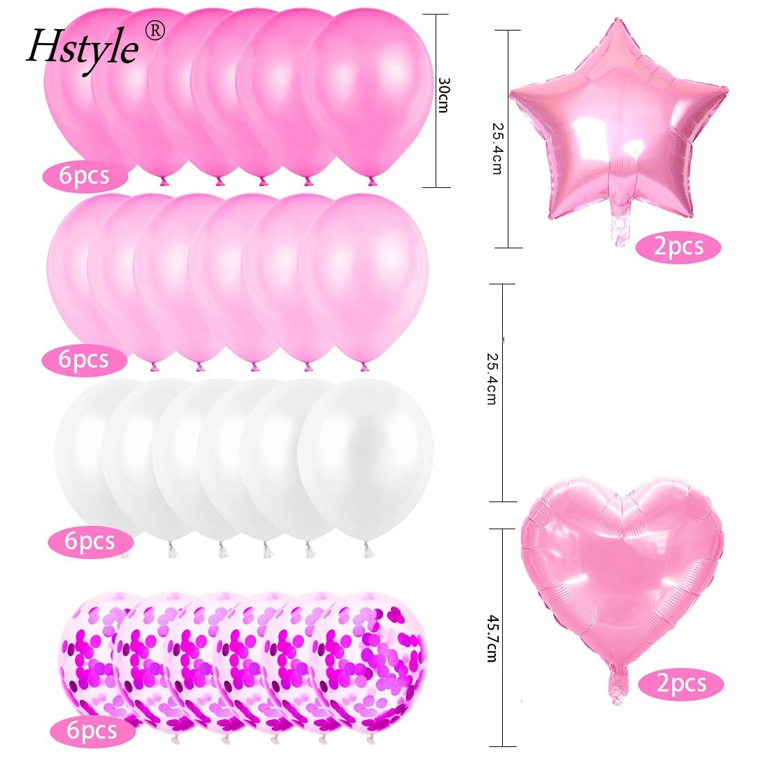 WINFLUENCE Geburtstagsdeko Für Mädchen 3 Jahre – Luftballons, Girlande, Schmetterlinge, Rosa