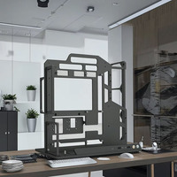 Socooler Software Engineer SOC-J-Y Aerometal PC Gamer Case RTX 5080 GPU Support Mid Tower Computer Rack Panneau Latéral Fenêtre Double