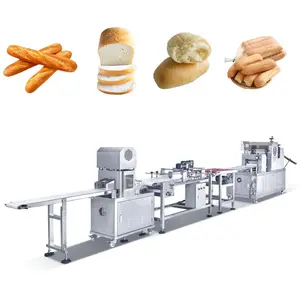 Stainless Steel Food Machine Two Ropes Bread Production Line Commercial Bread Making Machine For Sale