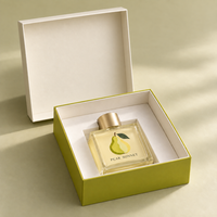 Boîte cadeau en papier rigide vert recyclable au design personnalisé, emballage de parfum, 50 boîtes vides de 30 ml pour l'emballage de parfum