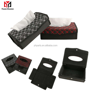 Boîte à serviettes pliable TH25 Fashion Design moderne <span class=keywords><strong>Porte</strong></span>-<span class=keywords><strong>papier</strong></span> <span class=keywords><strong>Porte</strong></span>-boîte à mouchoirs <span class=keywords><strong>en</strong></span> <span class=keywords><strong>cuir</strong></span> - Product Image 3