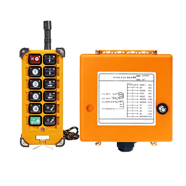 F23-BB 433 MHz Dual Speed Crane Remote Control Wireless Remote for Construction Machinery Parts Radio Frequency Technology