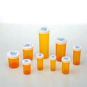 Botellas de pastillas con prescripción, recipientes vacíos para pastillas, cápsulas