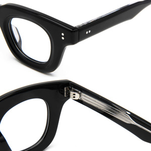 Monture <span class=keywords><strong>de</strong></span> lunettes en acétate tendance unisexe, style vintage rond, pour hommes et femmes, montures optiques, lunettes optiques - Product Image 6