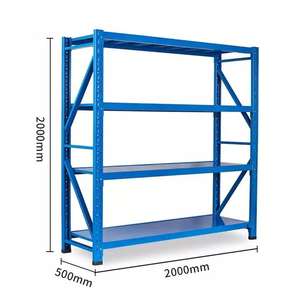 Estante de almacenamiento de acero multicapa ajustable, estantes de almacenamiento para garaje, almacenamiento de transporte, logística, estantes apilables - Product Image 2