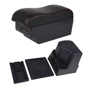 Reposabrazos Vtear ABS con Portavasos USB para <span class=keywords><strong>Kia</strong></span> Rio 2012-2020 |   Accesorio de Almacenamiento <span class=keywords><strong>Interior</strong></span> para Automóvil - Product Image 1