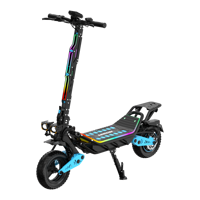 Scooter électrique tout-terrain de 12 pouces, 1500W, double transmission, vitesse maximale de 75 km/h, capacité de charge de 180 kg, suspension hydraulique robuste, scooter électrique pliable