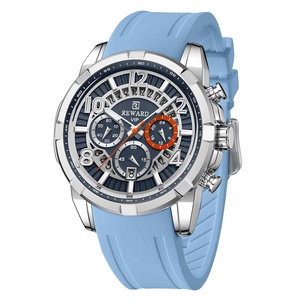 RÉCOMPENSE montre à Quartz hommes quotidien à la mode alliage élastique montres 3d cadran calendrier affichage Cool étanche horloge Reloj - Product Image 1