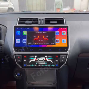 Radio de coche para Toyota Land Cruiser Prado 2018-2023 Pantalla de <span class=keywords><strong>Control</strong></span> de aire acondicionado Placa de clima unidad principal estéreo Carplay - Product Image 5