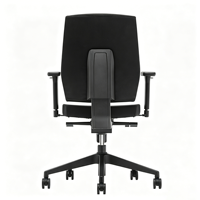 Chaise de bureau moderne en tissu pour étudiants et personnel, chaise de bureau ergonomique compacte pour la maison et le bureau, chaise pivotante de petite taille