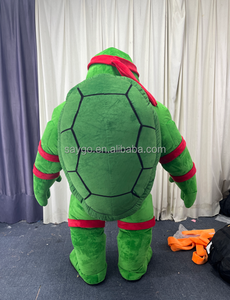 Disfraz <span class=keywords><strong>de</strong></span> Mascota <span class=keywords><strong>de</strong></span> tortuga ninja mutante adolescente <span class=keywords><strong>de</strong></span> peluche <span class=keywords><strong>de</strong></span> personaje <span class=keywords><strong>de</strong></span> dibujos animados <span class=keywords><strong>de</strong></span> <span class=keywords><strong>Carnaval</strong></span> inflable - Product Image 2