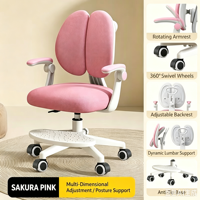 Chaises intelligentes anti-cyphose pour enfants, réglables en hauteur, meubles de maison, chaise d'étude ergonomique pour enfants avec roulettes