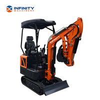 Nouvelle arrivée, prix bas, certificat CE, moteur Euro 5, mini-excavatrice chinoise de 1,6 tonne