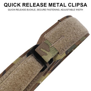 Ceinture de combat légère et réglable SINAIRSFOT Kydex, ceinture intérieure tactique en nylon camouflage pour style ULB - Product Image 5