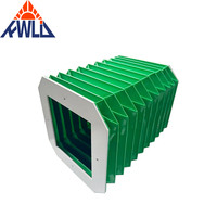 Protection en tissu ondulé de haute qualité pour rail de guidage CNC, soufflet accordéon, protection contre l'huile et l'eau pour machine-outil