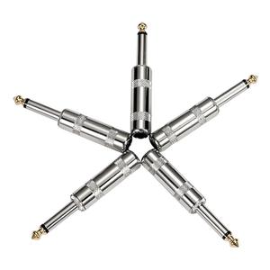 Conector Mono de Audio de 6.35mm, Chapado en Oro, Metálico, Soldado, para Micrófono, Mezclador y Equipos de Audio - Product Image 4