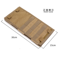 Pochette tactique MOLLE pour pare-soleil de voiture, panneau de pare-soleil de véhicule, camion, support de rangement pour CD, sac EDC