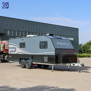 CAMPTRL <span class=keywords><strong>Caravane</strong></span> familiale spacieuse, grande <span class=keywords><strong>caravane</strong></span> remorquable, camping-car avec équipements de vie complets pour les voyages en famille nombreuse - Product Image 6
