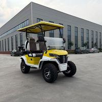 Nouveau design de voiturette de golf électrique 4x4 à quatre roues motrices pour hôtels, complexes hôteliers, parcs et terrains de golf