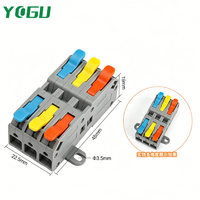 Manual de Operación Completo en Inglés para Conectores de Cable YOGU, Guía de Cableado Clara, Pasos de Instalación y Operación para Electricistas en el Extranjero