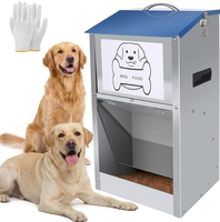 Distributeur automatique personnalisé pour animaux de compagnie et volailles, grande capacité, boîte de stockage auto-alimentante pour chiens, chats, poulets, canards, lapins, oies