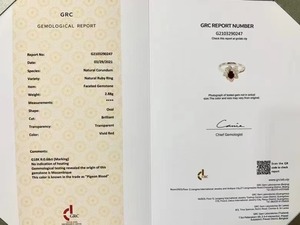 SGARIT takı yakut yüzük yeni tasarımlar 0.68CT doğal ısıtılmamış güvercin kan kırmızı yakut 18K beyaz altın Vintage taş yüzük - Product Image 6