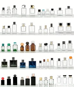 Produzione di Fabbrica: <span class=keywords><strong>Bottiglia</strong></span> di Vetro Cristallo Vuota con Coperchio, 50ml, Flaconi Quadrati per Profumo, Produttore di Bottiglie di Lusso per Profumi - Product Image 4