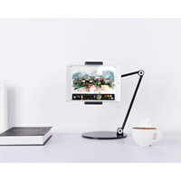 Support de sécurité flexible pliable rotatif à 360 degrés réglable pour tablettes téléphones Nouveau style Accessoire de bureau à domicile