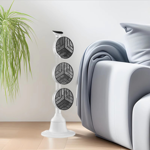 Three <strong>Head</strong> Standing <strong>Fan</strong> Electric Household Oscillation Remote Control 3-<strong>head</strong> Stand Air Circulator <strong>Fan</strong> Tower &amp; Pedestal <strong>Fans</strong> - Product Image 4