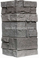 Panneau mural en pierre artificielle PU imperméable et ignifuge de conception moderne NEU pour piliers et colonnes intérieurs et extérieurs