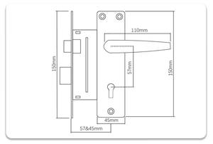 عينة مجانية عالية الجودة تخفيضات كبيرة بريطانية مسدود 2 <span class=keywords><strong>3</strong></span> 4 5 رافعة نقر مع قفل مفتاح للباب الرئيسي للمنازل - Product Image 6
