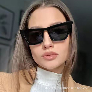 Sunway Cat Eye Women's <b>Sunglasses</b> <b>Gradient</b> Lens Fashionable Big Frame Hot Seller Ladies Sun Glasses - Product Image 2