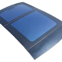 Toit ouvrant pour voiture de direction |   Ensemble de toit ouvrant panoramique avec pare-soleil rétractable et déflecteur de vent aérodynamique avancé