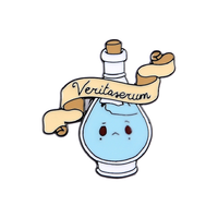 Broche de potion magique de dessin animé mignon Badge de Cowboy de qualité supérieure Vente en gros Flacon Médecine-Bouteille d'eau Épinglette en émail doux