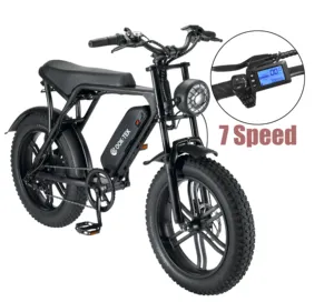 Fatbike חד אופן חשמלי דואר אופניים 2023 אופניים חשמליים ebike דואר אופניים למבוגרים עם ארוך מושב e-אופניים