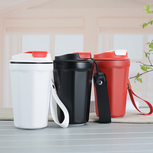 Vaso Térmico Personalizado con Logotipo para Café, Antiderrames, 350 ml, Doble Pared, Acero Inoxidable 18/8 de Grado Alimenticio, Ecológico, Aislado al Vacío - Product Image 4