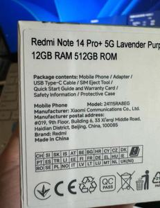 Smartphone Note 14 Pro+ Plus Version 5G 256 Go 512 Go Original Mobile - Product Image 2