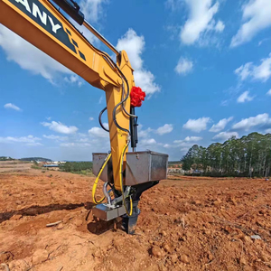 Équipement de plantation pour machines agricoles et forestières XUVOL, rotateur de fosse pour excavatrice 6-9T, épandeur d'engrais à double bac - Product Image 1