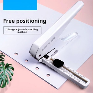 Có thể điều chỉnh 6mm lỗ duy nhất <span class=keywords><strong>Punch</strong></span> 20 trang công suất để định vị lỗ duy nhất điều chỉnh lỗ đục lỗ - Product Image 2