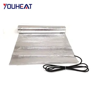 25 Years Warranty Electric Warm Floor Aluminum Foil Heating Mat