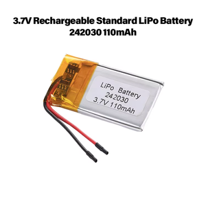 Pin 3.7V 85mAh Pin sạc Lithium Polymer có đầu nối 2P PH 2.0mm Kích thước gốc 3.7V 85mAh 350840 Pin - Product Image 4