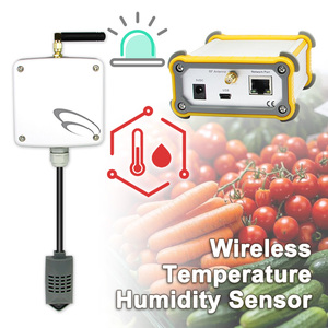 <b>Wireless</b> Hygrometer <b>Temperature</b> Gauge Plastic <b>Sensor</b>, Indoor Outdoor <b>Temperature</b> Humidity Monitoring Device - Product Image 1
