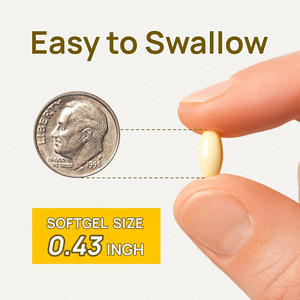 Cápsulas Blandas de Vitamina D3+<span class=keywords><strong>K2</strong></span> (<span class=keywords><strong>MK</strong></span>-7) de Alta Absorción con Aceite de Coco Virgen, 10000 UI de D3 y 200 mcg de <span class=keywords><strong>K2</strong></span>, Favorece la Salud Ósea y Cardíaca - Product Image 6
