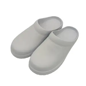 JIEJU Freely replaceable Newest Black Chef Shoes Medical Leather Chef Shoes Slippers For Unisex Kitchen Shoes Charms