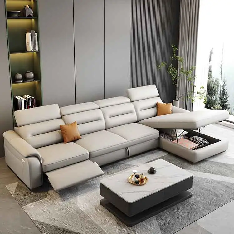 Neuestes Design Leders ofa Set Sitz Luxus Leders ofa Einzels itz Funktions sofa